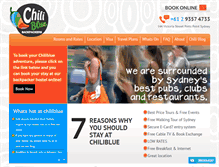 Tablet Screenshot of chiliblue.com.au